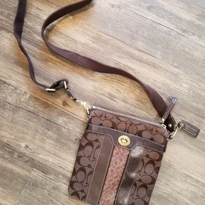 Coach cross body purse